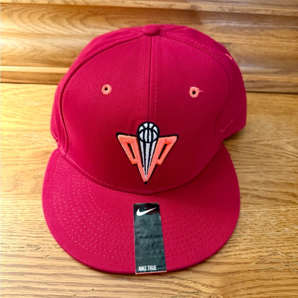 Nike Red and Orange Embroidered Cap